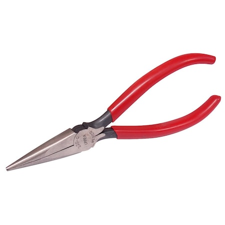 Urrea Flat, conical long nose, non cutting plier 6-5/8" 220G
